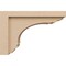 Ekena Millwork 5"W x 15"D x 10"H Classic Warren Rough Cedar Woodgrain TimberThane Corbel, Primed Tan CORUR05X15X10WARRCPR - alternate 5